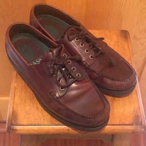 Bass Leather Clouser Boat Shoes
